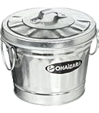 Amazon.co.jp: エコー金属(Eko Kinzoku) ふた付 バケツ型灰皿